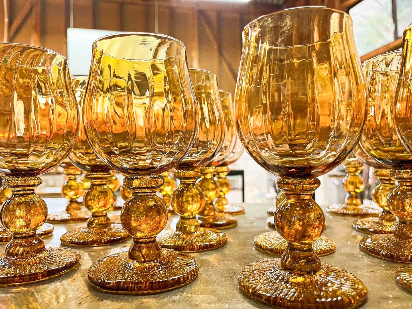 Antique wineglass