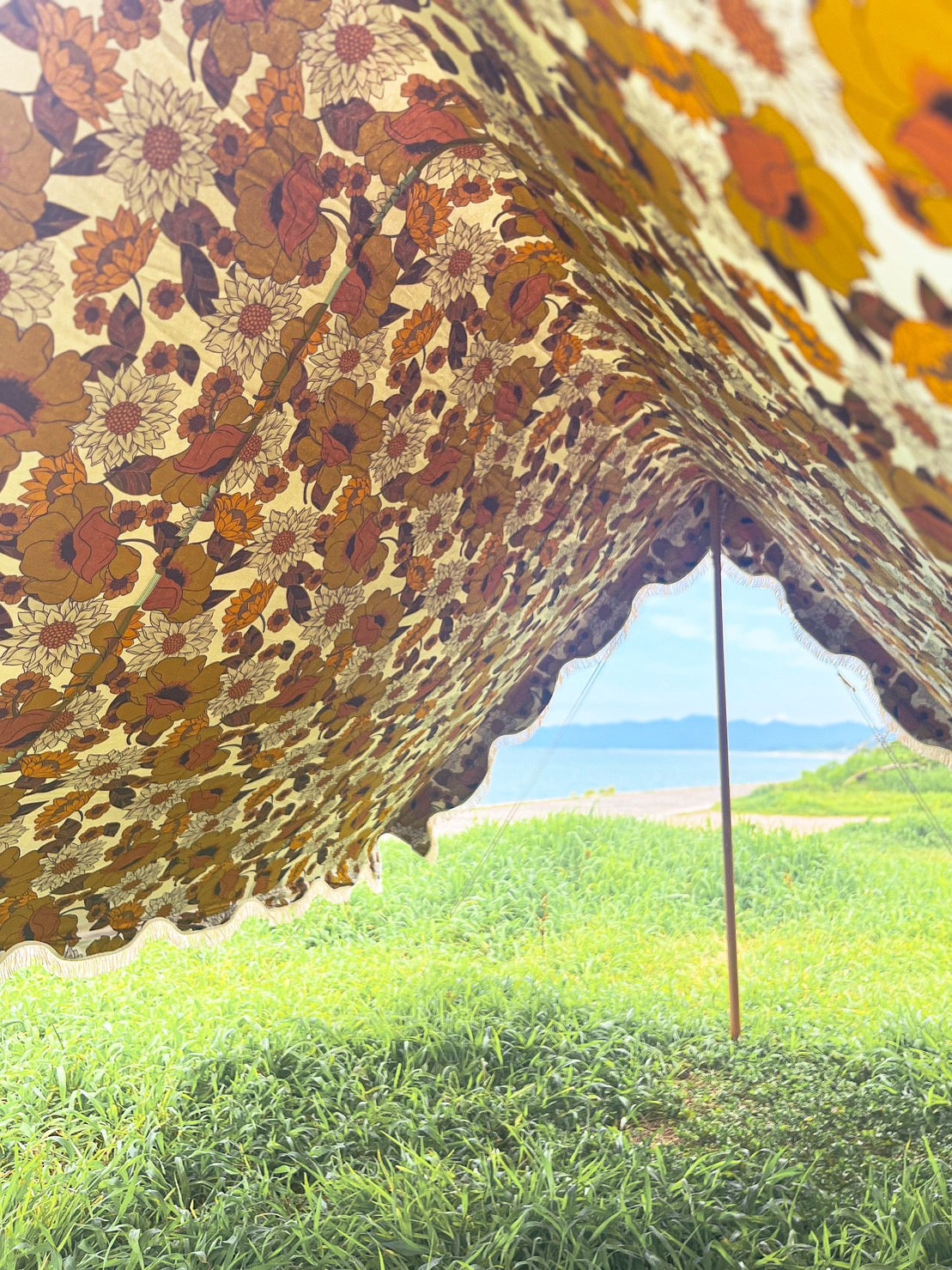 Vintage flower tarp