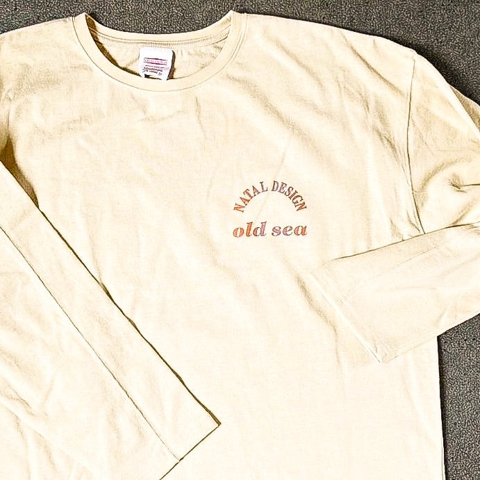 HEMP LONG SLEEVE TEE WIDE 3 CREAM