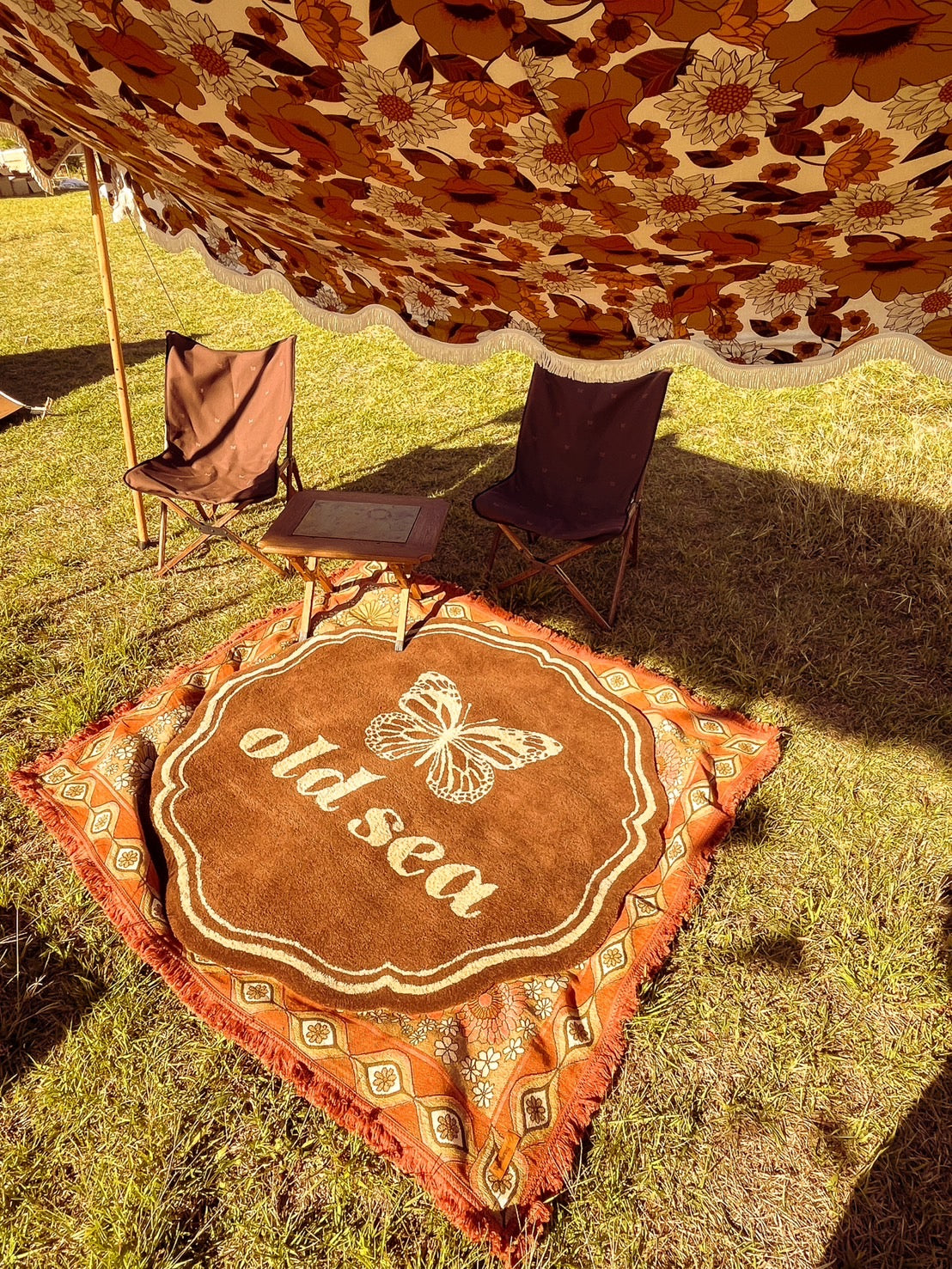 花Rim Antique rug