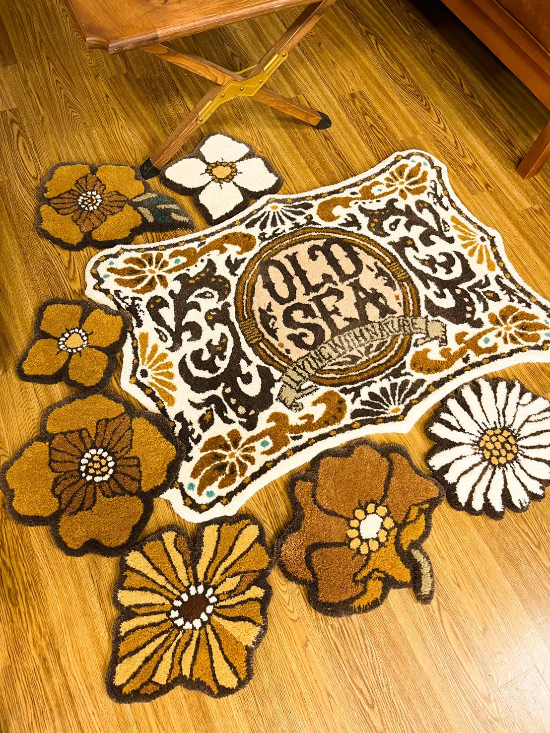 old sea Bloom rug
