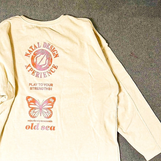 HEMP LONG SLEEVE TEE WIDE 3 CREAM