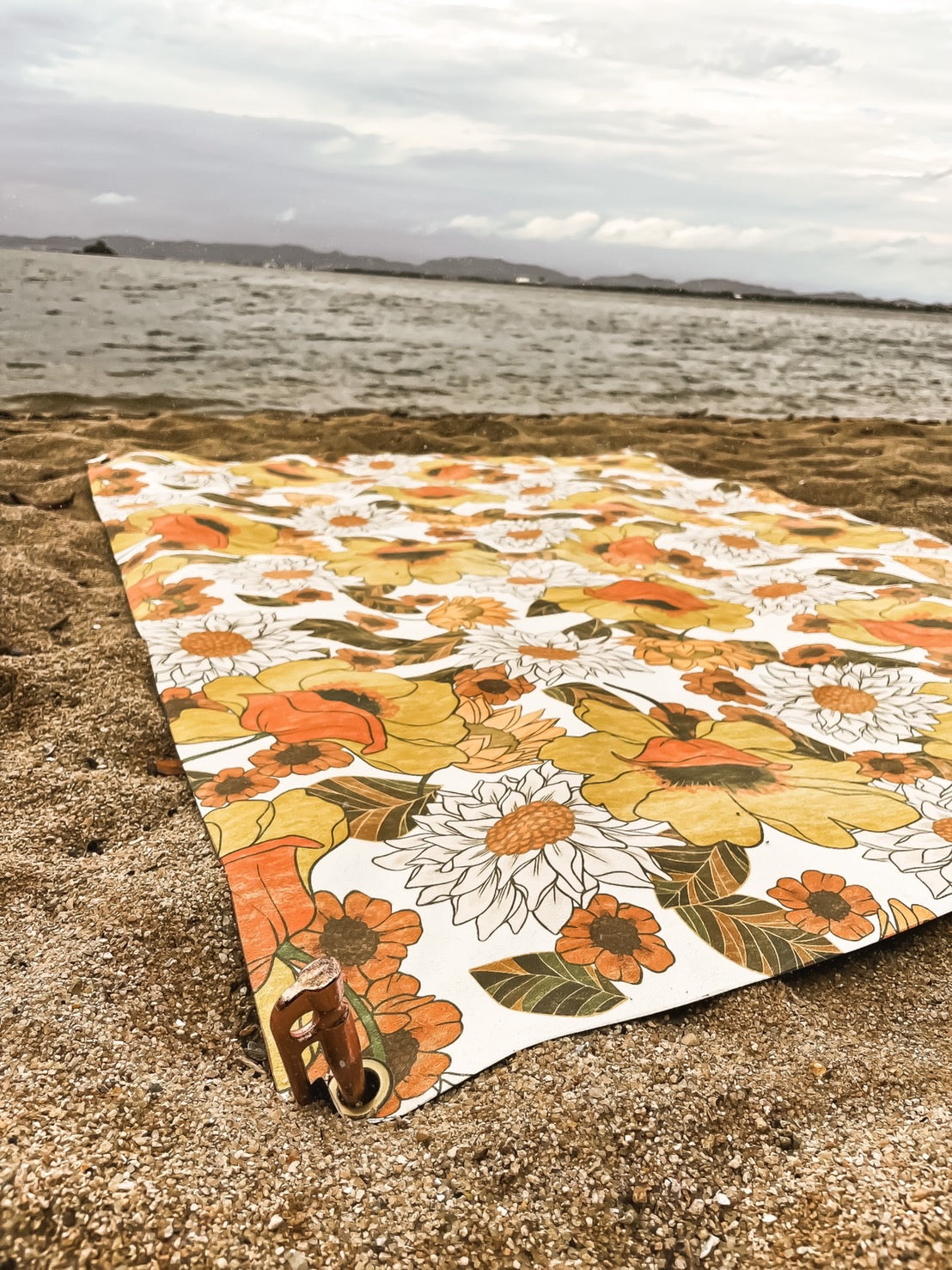 Vintage flower campingmat