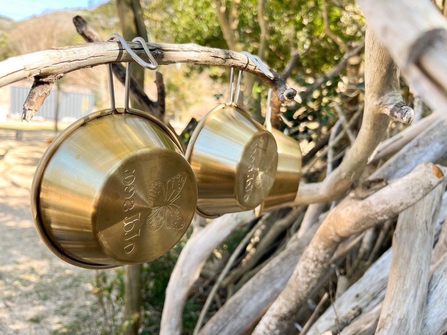 浅型シェラカップ Brass